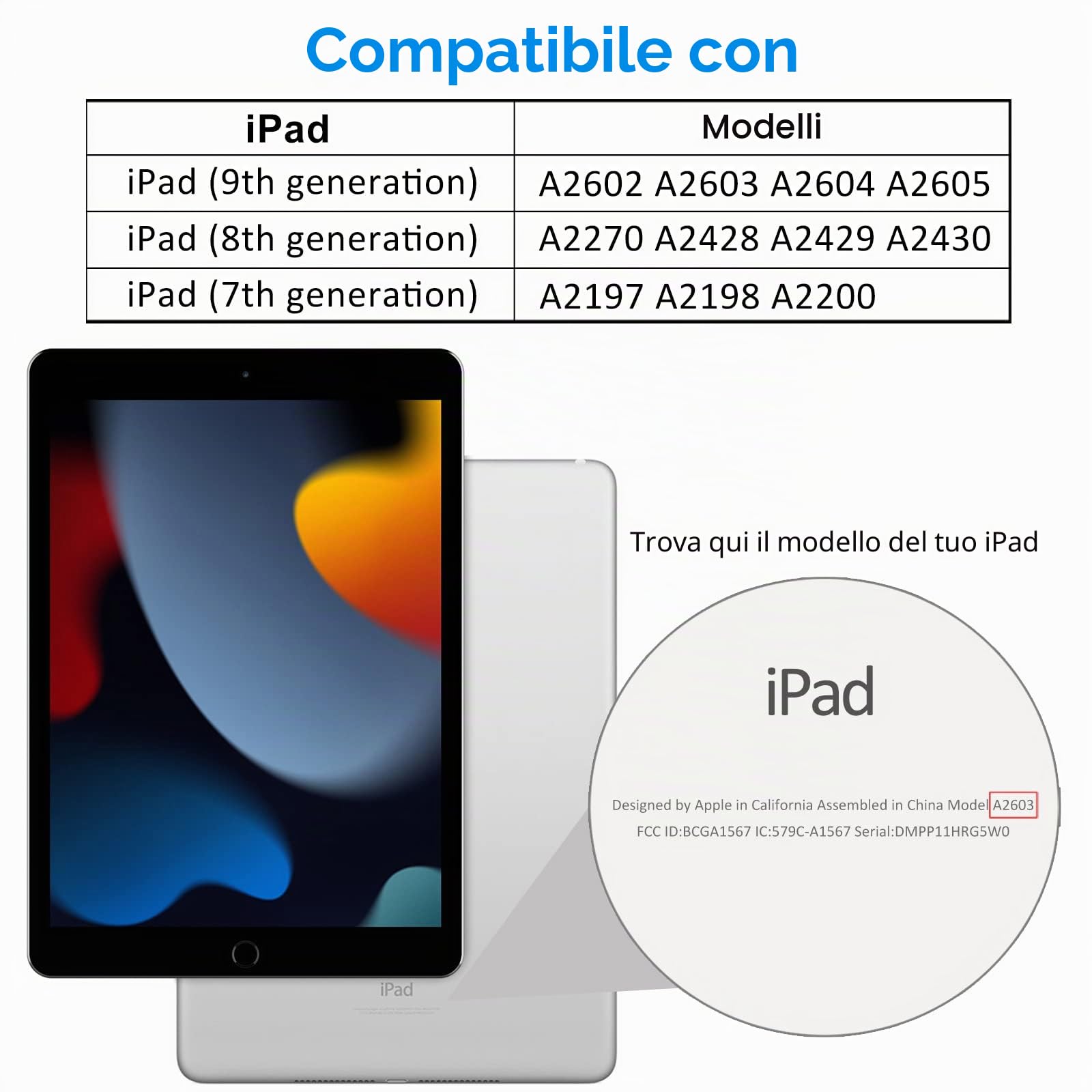 JETech Pellicola Protettiva Vetro Temperato per iPad 10,2 Pollici 9/8/7 Generazione (2021/2020/2019)