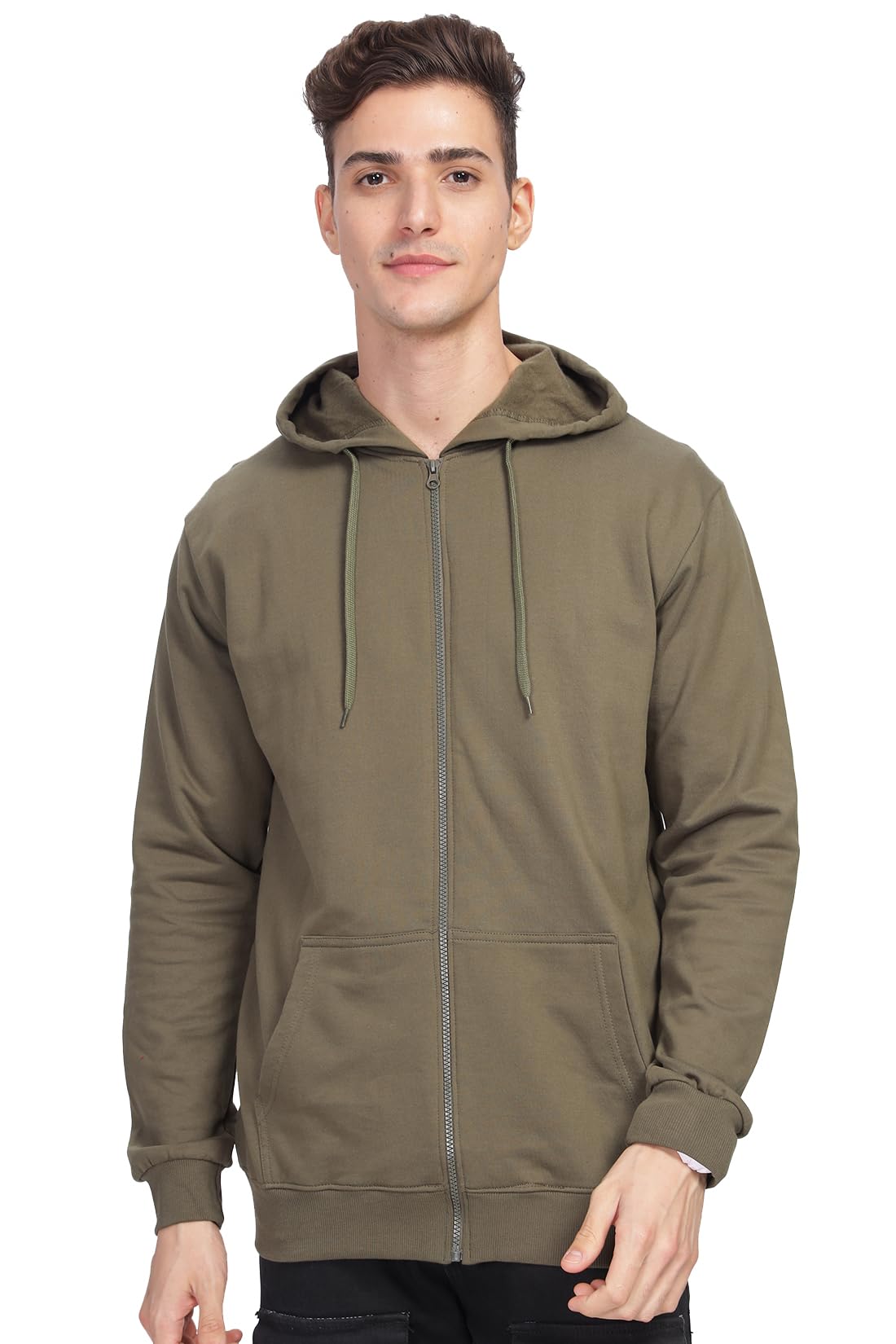 ADROCotton Zipper Hoodies | Sweatshirt with Zipper | Jackets for Men | Men's Zipper Hooded Hoodie