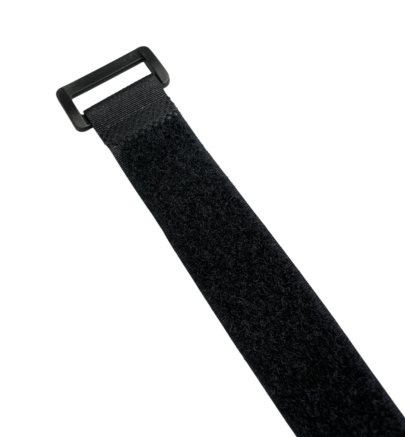 VELCRO® Brand wiederverwendbare Klett-Kabelbinder wiederverschließbar, mit Klett-Verschluss und Schnalle, universell einsetzbar, schwarz- 2.5cmx25cm 50 Stück