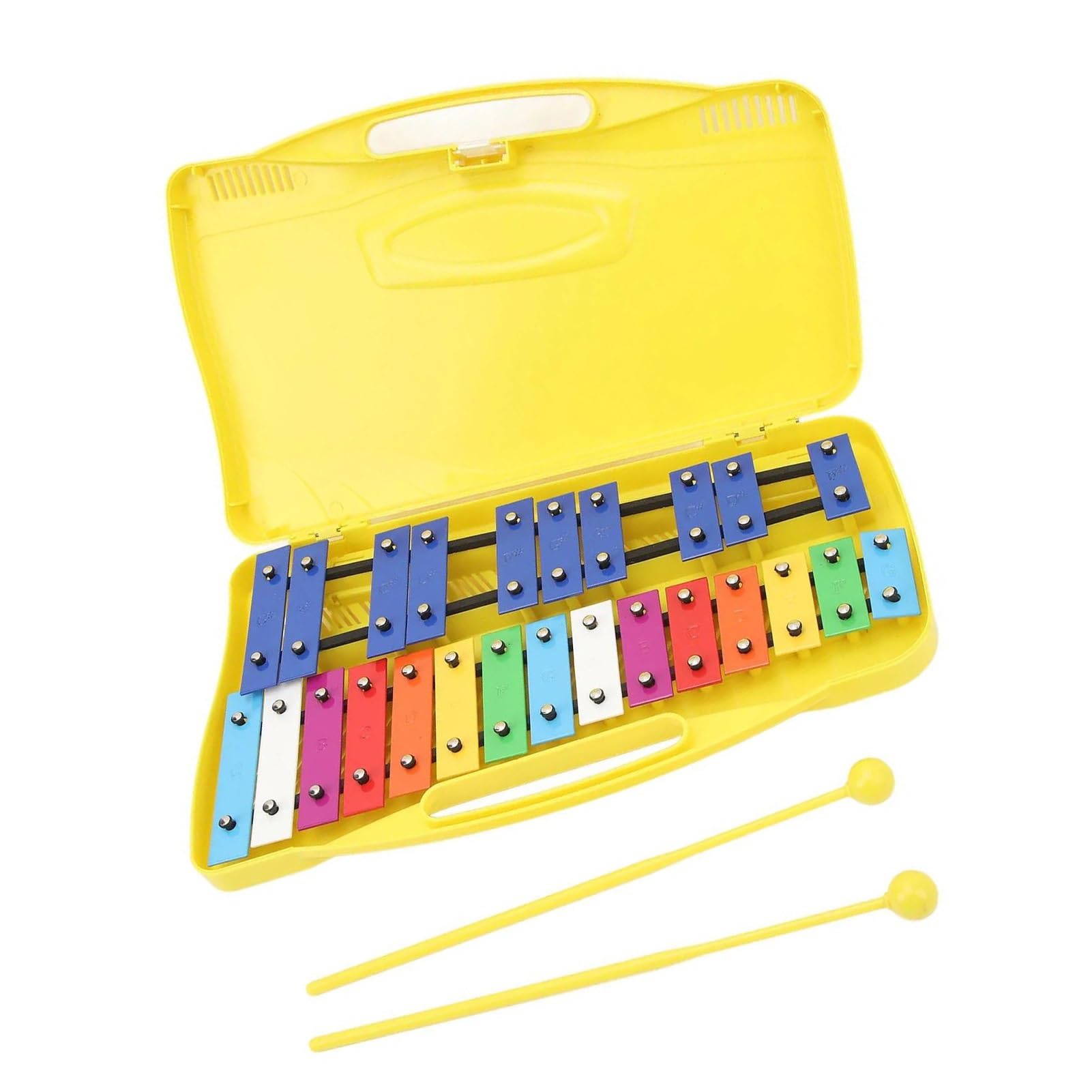 Teclas De Metal Xilófono Resistente Al Desgaste Excelente Calidad De Entonación Buena Mano De Obra Xilófono De Aluminio Para La Escuela