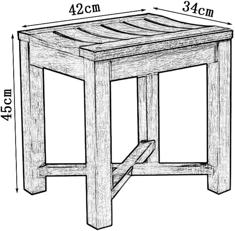 Bath Stools,Shower Stool Bathroom Waterproof Non-Slip Safetyng and Durable Comfort Bath Chair Footbath Change Shoes Stool Elderly/Handicapped/Pregnant Bath Stool