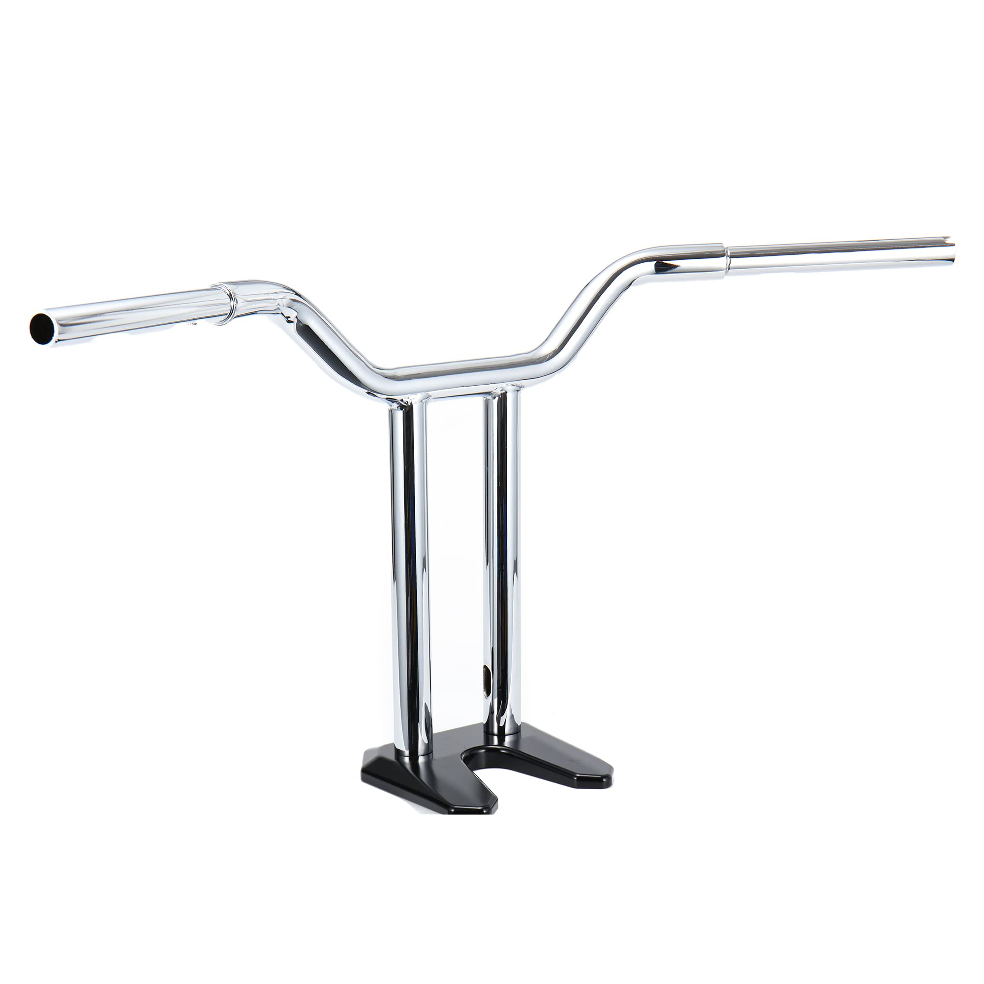 Photo 1 of MoKitDora 16” Rise 1-1/4” Fat T-bar Drag Bar Handlebar Compatible with Harley 1996-Up Dyna Softail Sportster Models, Chrome