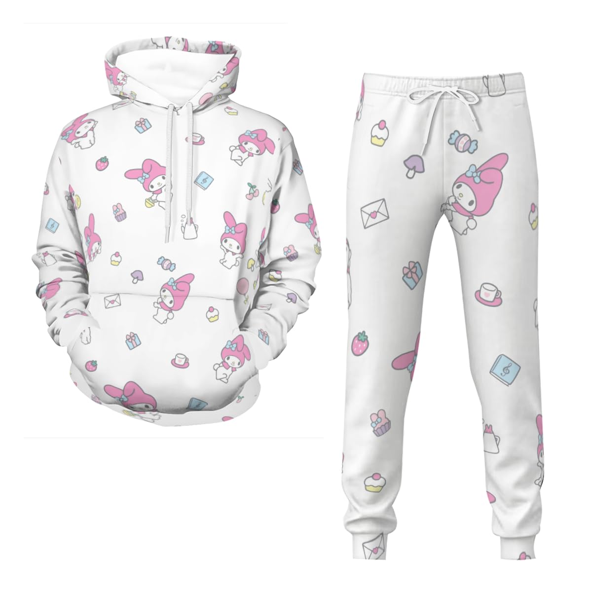 Amazon.co.jp: マイメロディ ジャージ メンズ 上下セット 長袖  