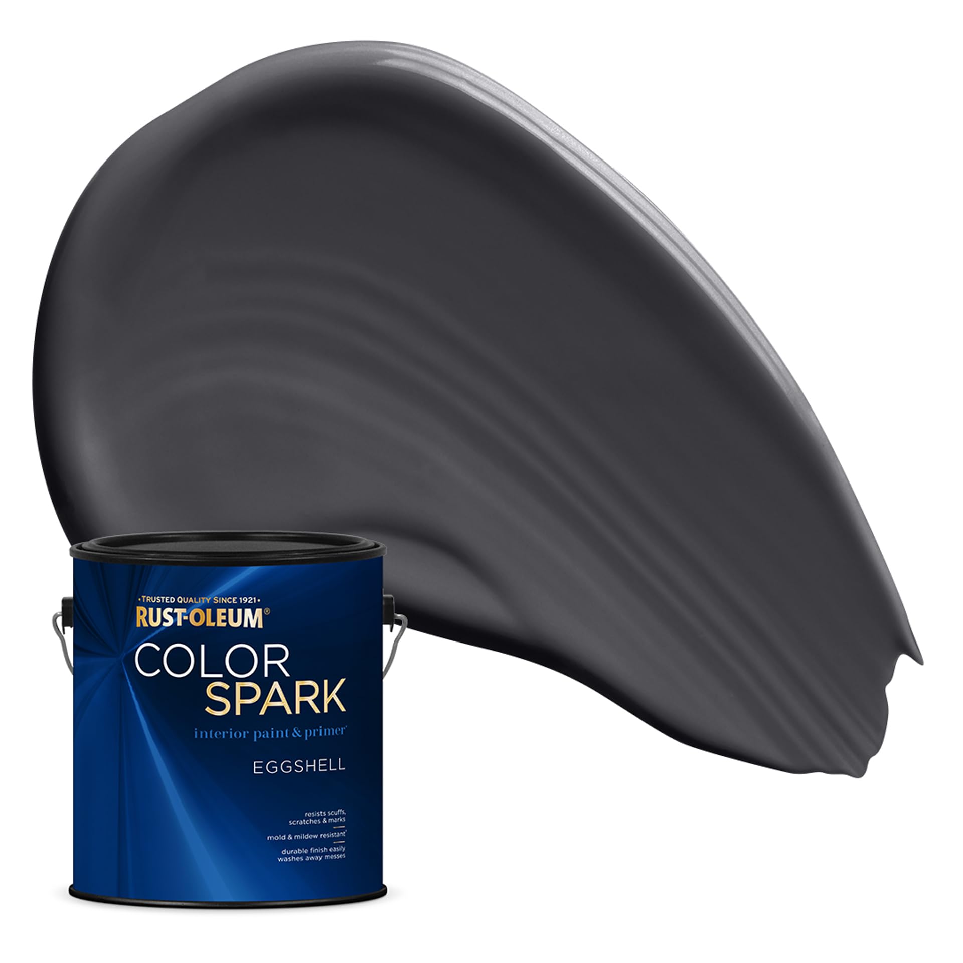 Rust-Oleum Color Spark Paint &amp; Primer, Carbon Copy, Eggshell