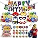 Set di 39 Decorazioni per Feste di Compleanno da Supereroe Confezioni,Avengers Supereroe Decorazione Festa di Compleanno ,Forniture per Feste per Bambini da Supereroe Decorazione a Tema per Ragazzi