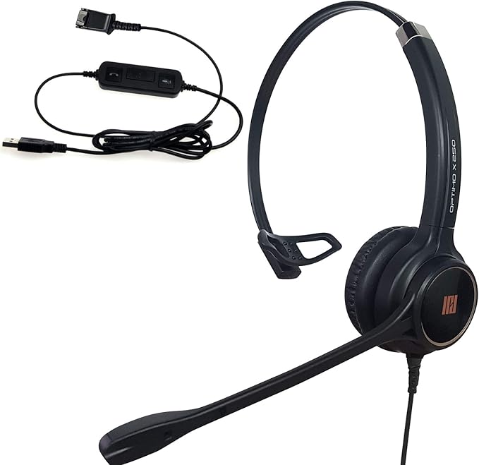 IPD IPH250 USB Headset with Noise Cancelling Microphone