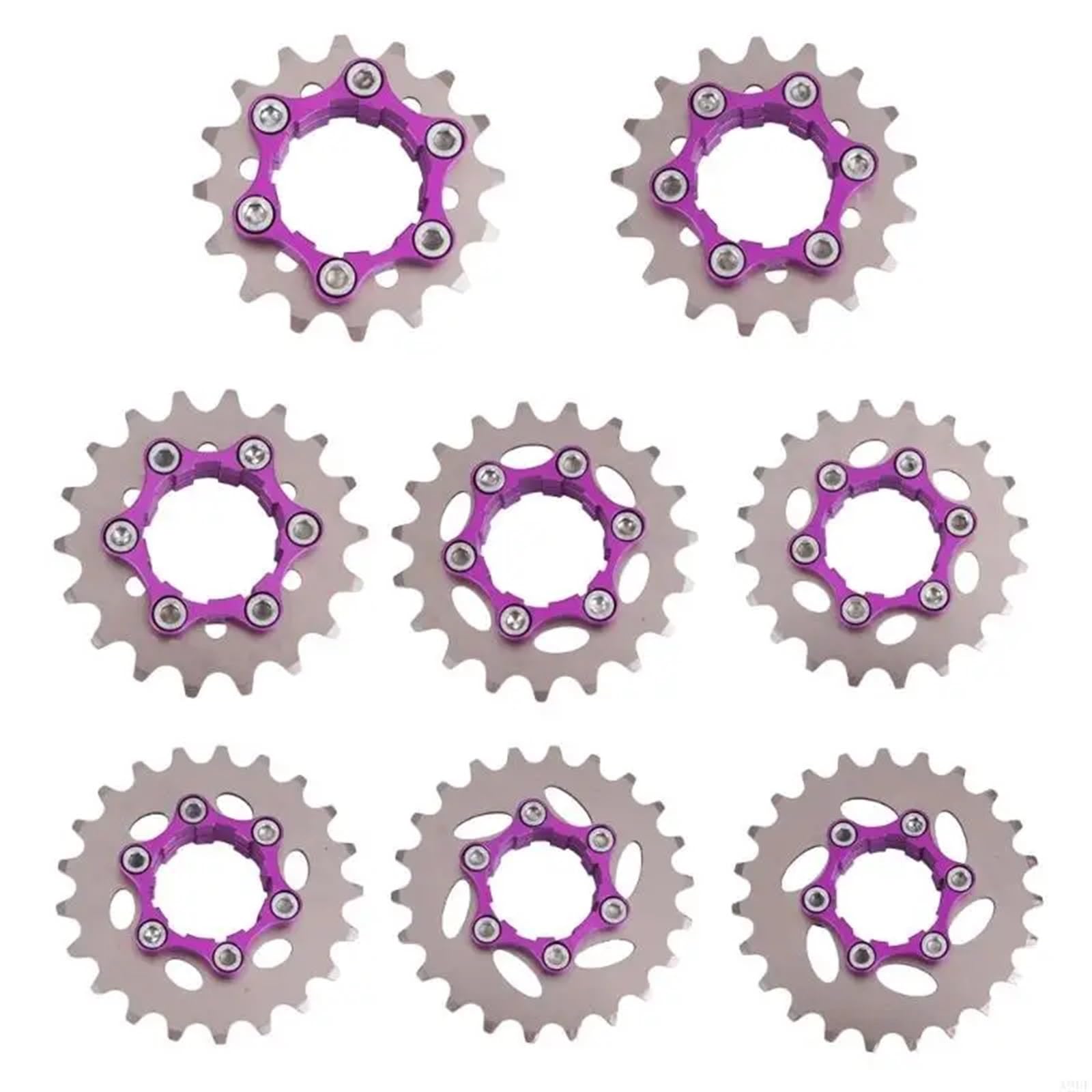 Kaseta Rowerowa A2UF Mountain Bike Freewheels Wysoka wytrzymałość Single Speed ​​Flywheel Stalowe rowery Kasety Rower zębaty(20T)