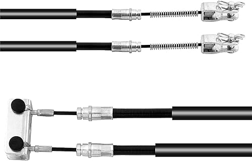 Miniatura 2 de Roykaw Juego de cables de freno para carrito de golf para el lado del conductor y del pasajero para modelos eléctricos y gasolina EZGO 1994-Up