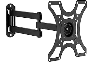 Mount-It! Full Motion TV Wall Mount Bracket Fits VESA 100x200mm 13-42" TVs | 15" Extension