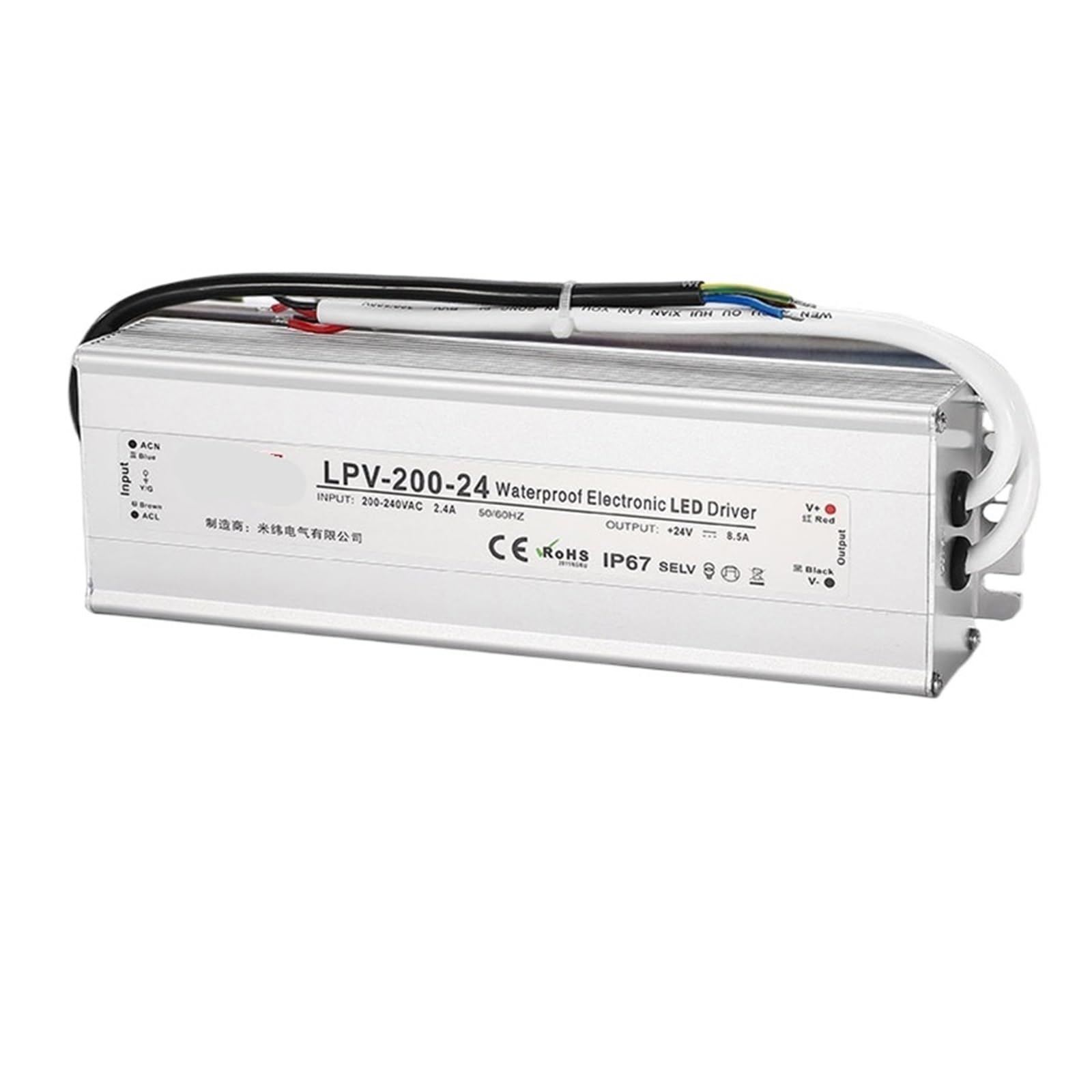 BFSYDLUJ Switching Power Supply LPV-120W 150W 200W 250W 300W 350W AC/DC 12V 24V 36V 48V(48V,200W)