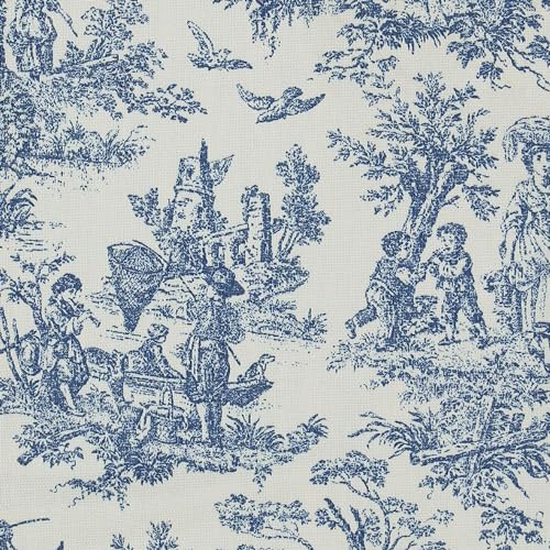 Cortinas térmicas contra el frío y calor Waverly, estampado floral aciano, 132 x 213 cm 7