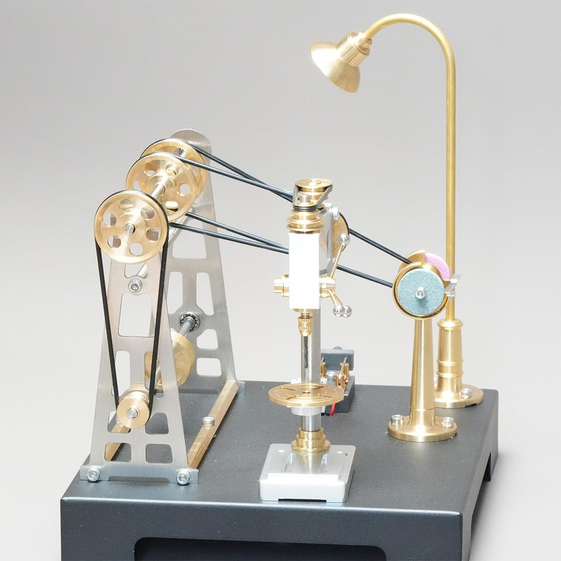 ExploTex RETROL GF-01 48+teiliger DIY-Miniatur-Werkstattmodellbausatz, Funktionierendes Mechanisches Getriebesystem, Steampunk-Werkstattmodell Für SE-01/02/03 Und Andere Dampfmaschinenmodelle