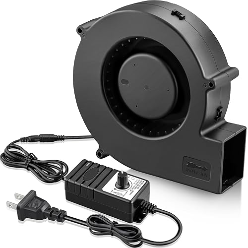 GDSTIME Ventilador de ventilador de velocidad variable de 5.512 in x 1.575 in, ventilador centrífugo radial de jaula de ardilla de 110 V 120 V 220 V