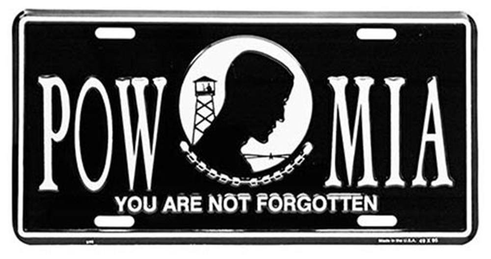 POW MIA License Plate