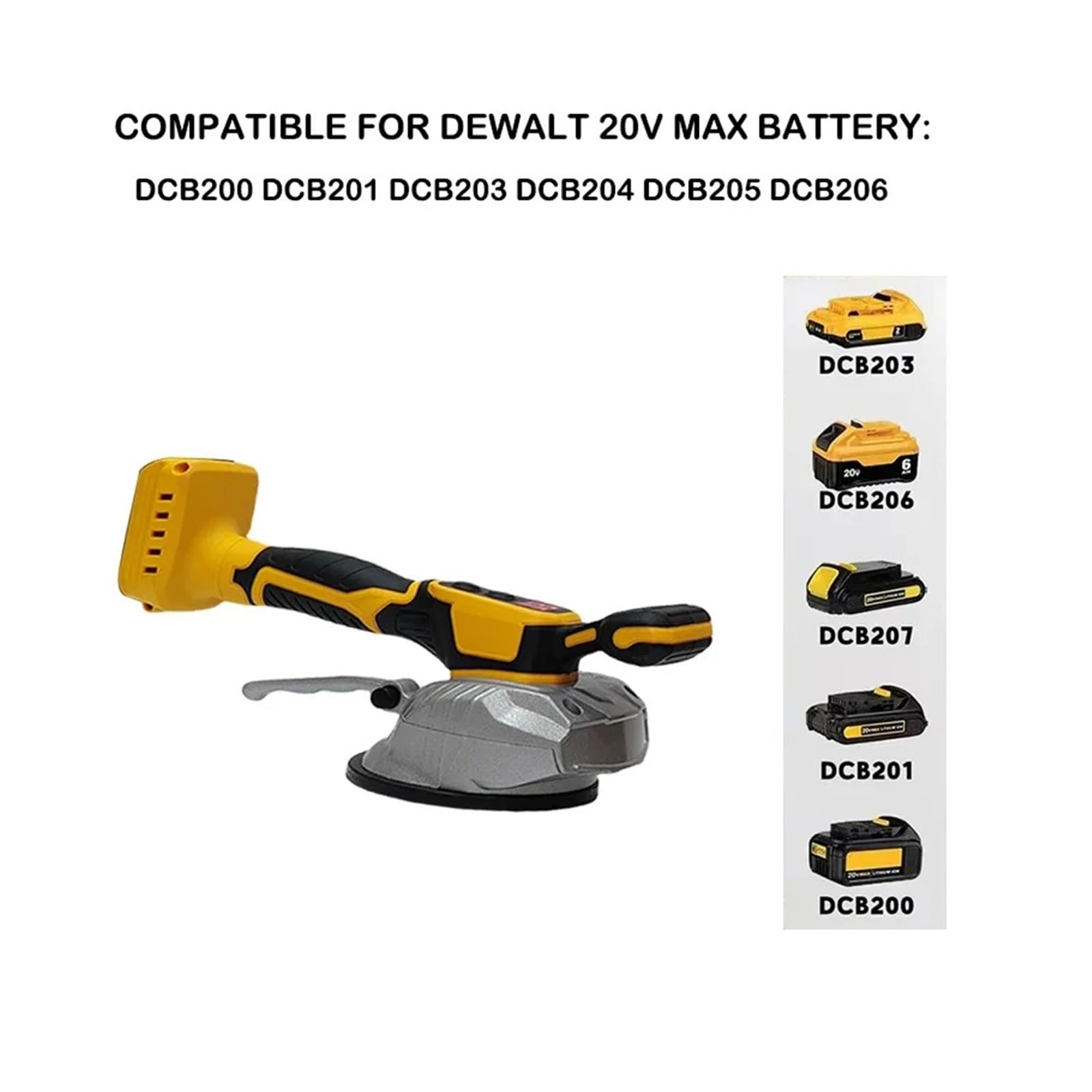 Fliesenlermaschine, 8 Gän, hohe Ladekapazität, Vibrationswerkzeug for Verlen von Wand- und Bodenfliesen, passend for 18-V-Batterien