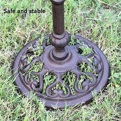 Alimentador de pássaros de ferro fundido alimentadores de pássaros para decoração de jardim externo