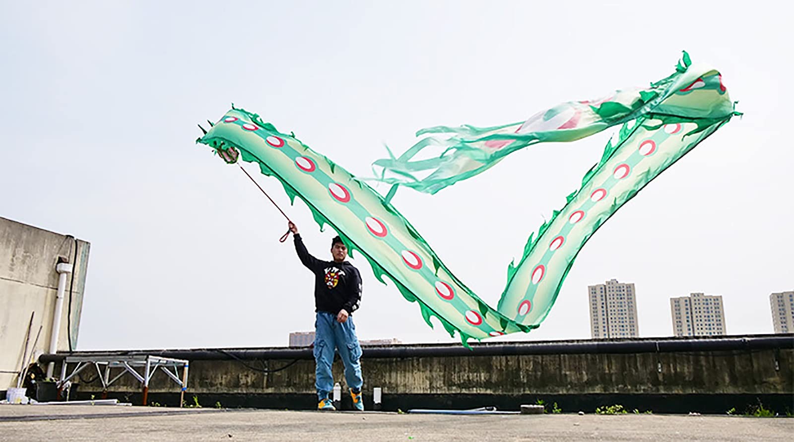 Amazon.com: LXLA Dragon-Dancing Fitness Streamer, Chinese Folk