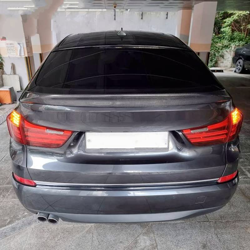 Dla BMW Serii 5 GT Dla Gran Turismo F07 535i 550i 520d 2010-2017 Samochód AC Styl Tylny Spoiler Bagażnika Dyfuzor Splitter Tylna Klapa Tylne Skrzydło(For 2014-2017)