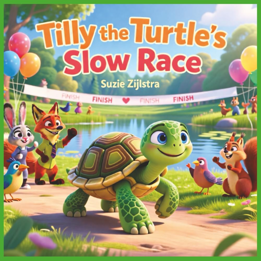 Tilly the Turtle’s Slow Race: A Gentle Story About Patience, Kindness, and Going at Your Own Pace (The Heart & Character Kids Series)