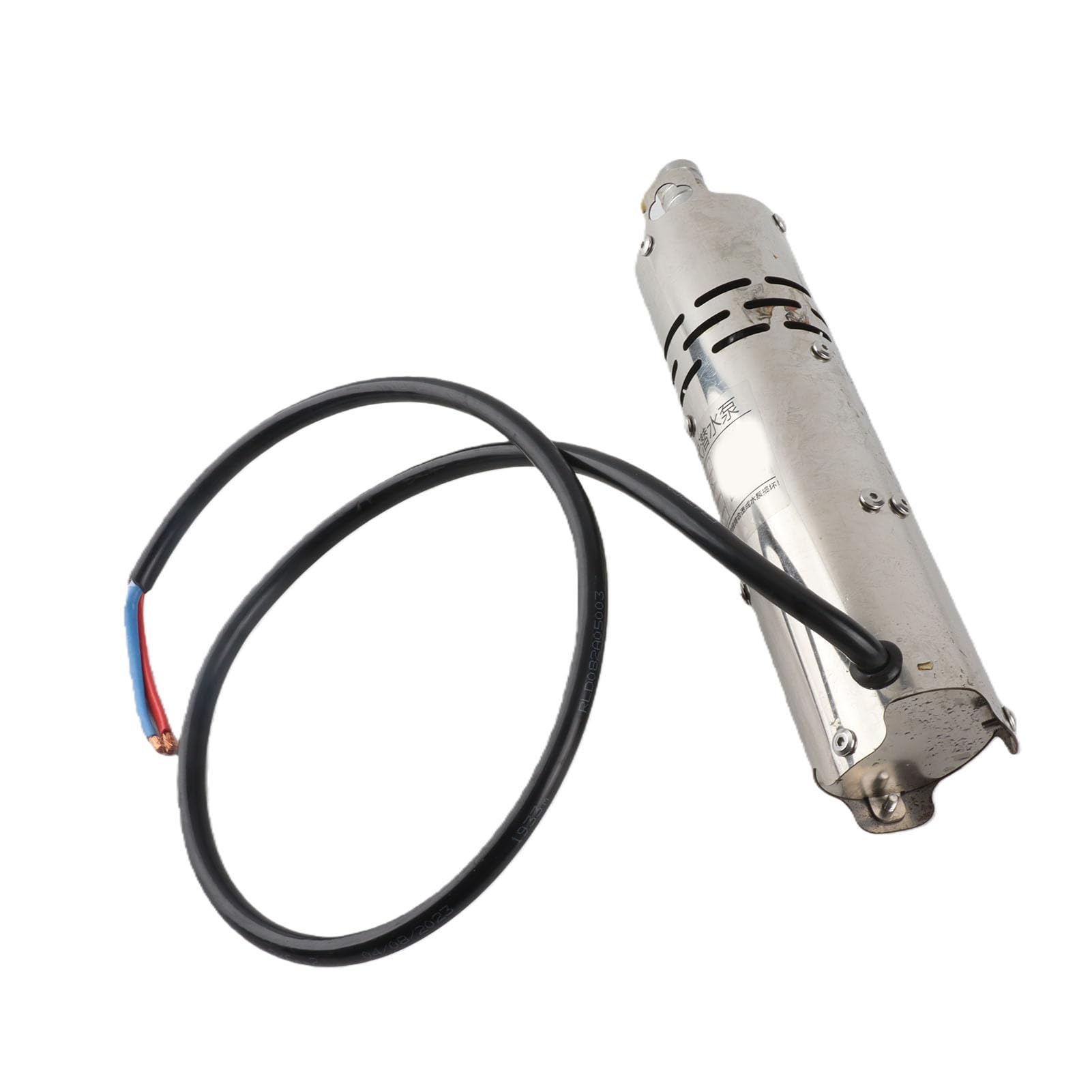 Cocoarm Bomba Sumergible Bomba de Agua sin Escobillas CC de Acero Inoxidable 12 V 240 W MPPT Incorporado Amplio Voltaje 10 V a 22 H Elevación de 20 M para Estanque de Pozo de Riego Solar (S122T-30)