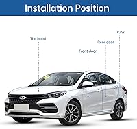 Vista 4 de Protección de borde de puerta de automóvil Colisal, protector de borde de goma universal en forma de U de 32 pies (10M), protector de borde