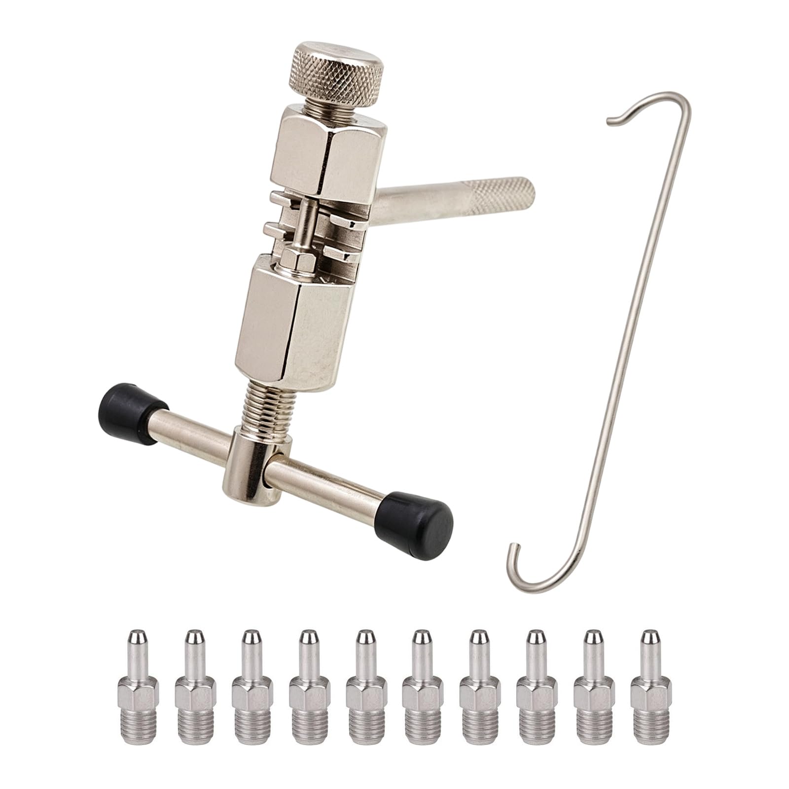 CUNZJIA Bicycles Chain Breaker Tool with Chain Hook and Drift Pin for Cutting Bike Chains Cutter Replacement