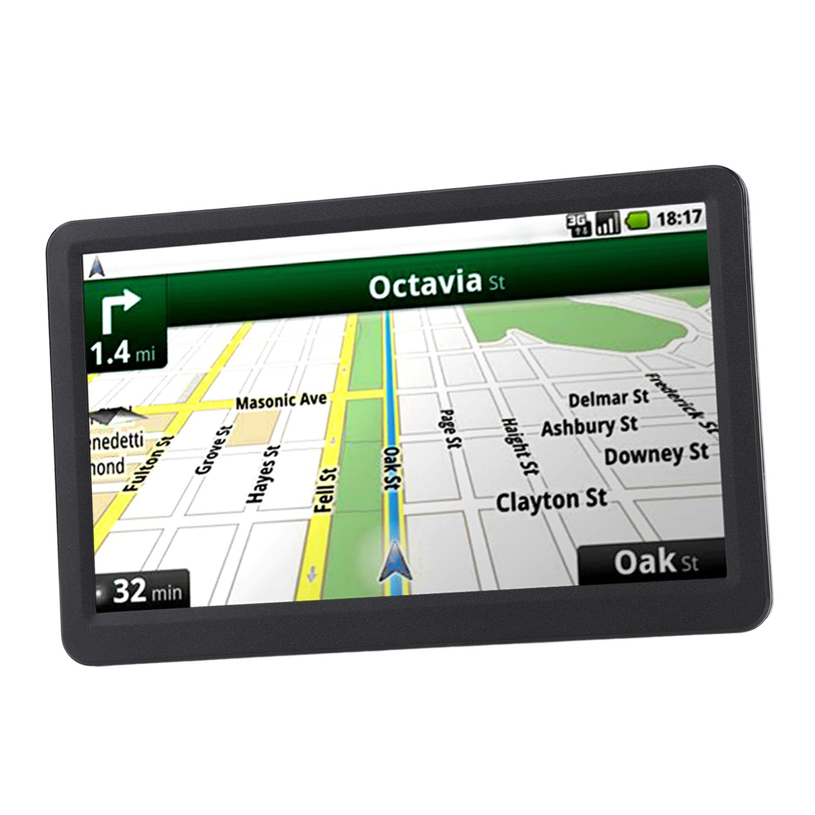 9-calowy System Nawigacji GPS dla Samochodów Osobowych, Ciężarowych i Kamperów z Mapami 3D i 2D Alerty o Fotoradarach Niestandardowe Trasy Ograniczenia Dotyczące Pojazdów