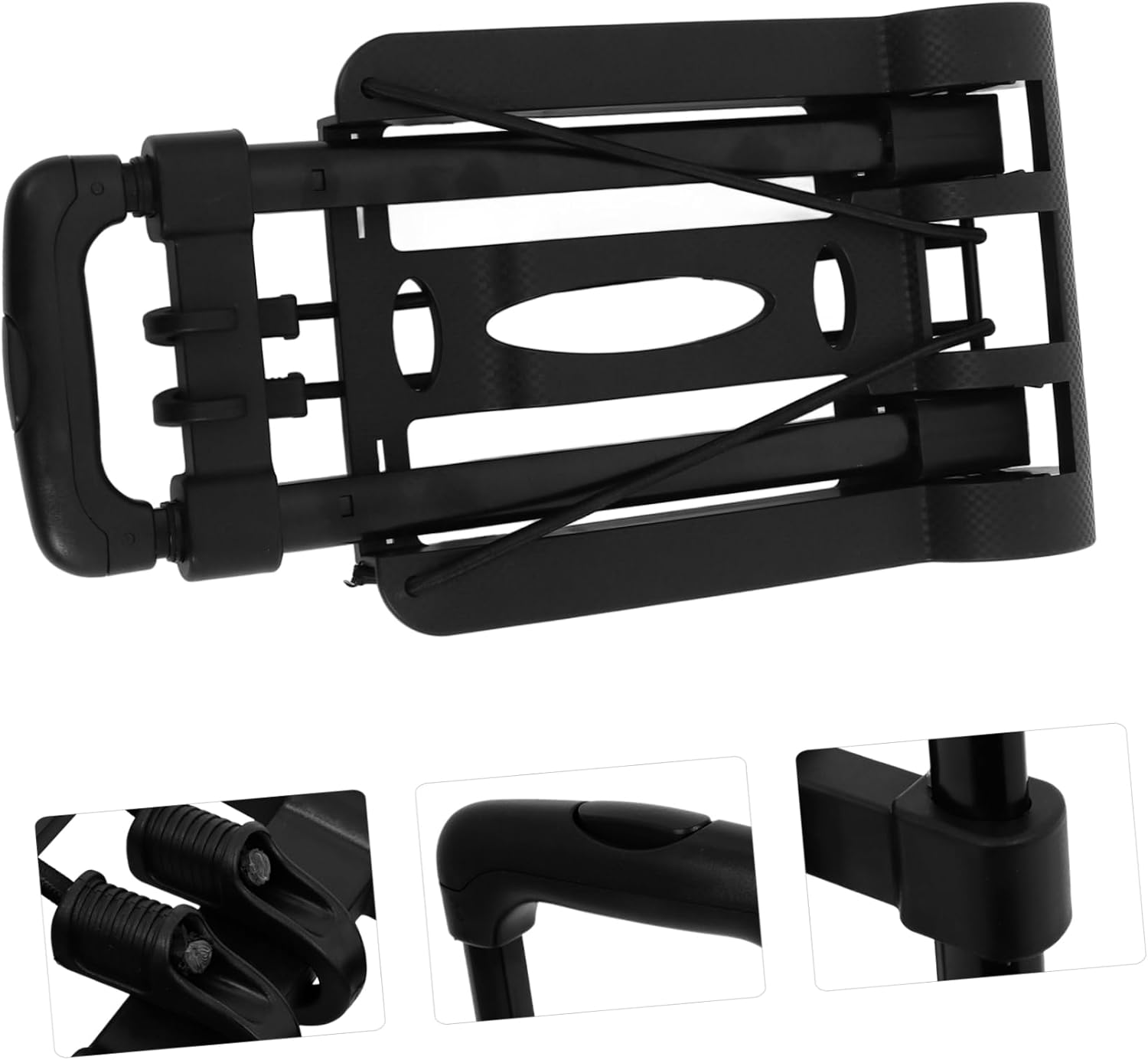 STOBAZA Strong Load Capacity Hand Truck Collapsible Cart Backpack Trolley Wheels Portable Space Saving for Shopping Travel