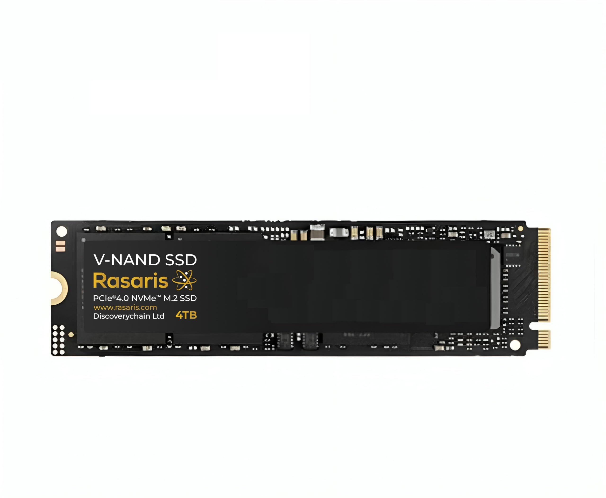 NVMe M.2 2280 SSD, 4TB, PCIe 4.0, up to 7,300 MB/s read, up to