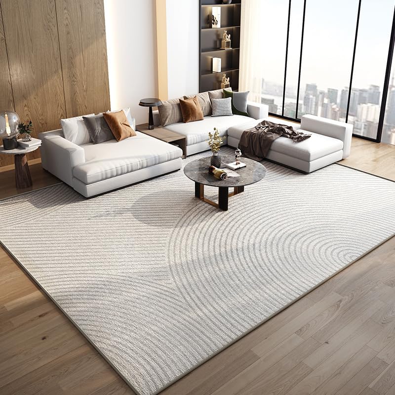 Tapis antidérapant et lavable en machine pour grand salon moderne