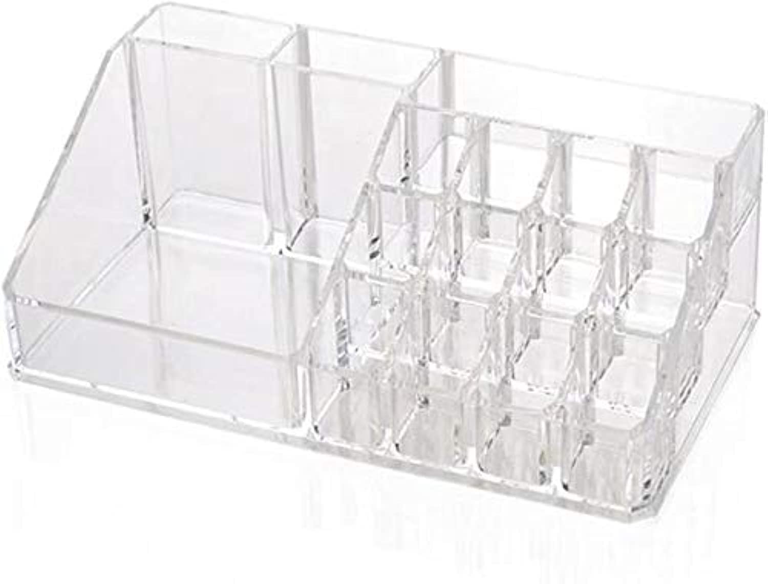 Cosmetic storage box Vanity case Cosmetics storage box Makeup tools racks Lipstick Shelf Clear