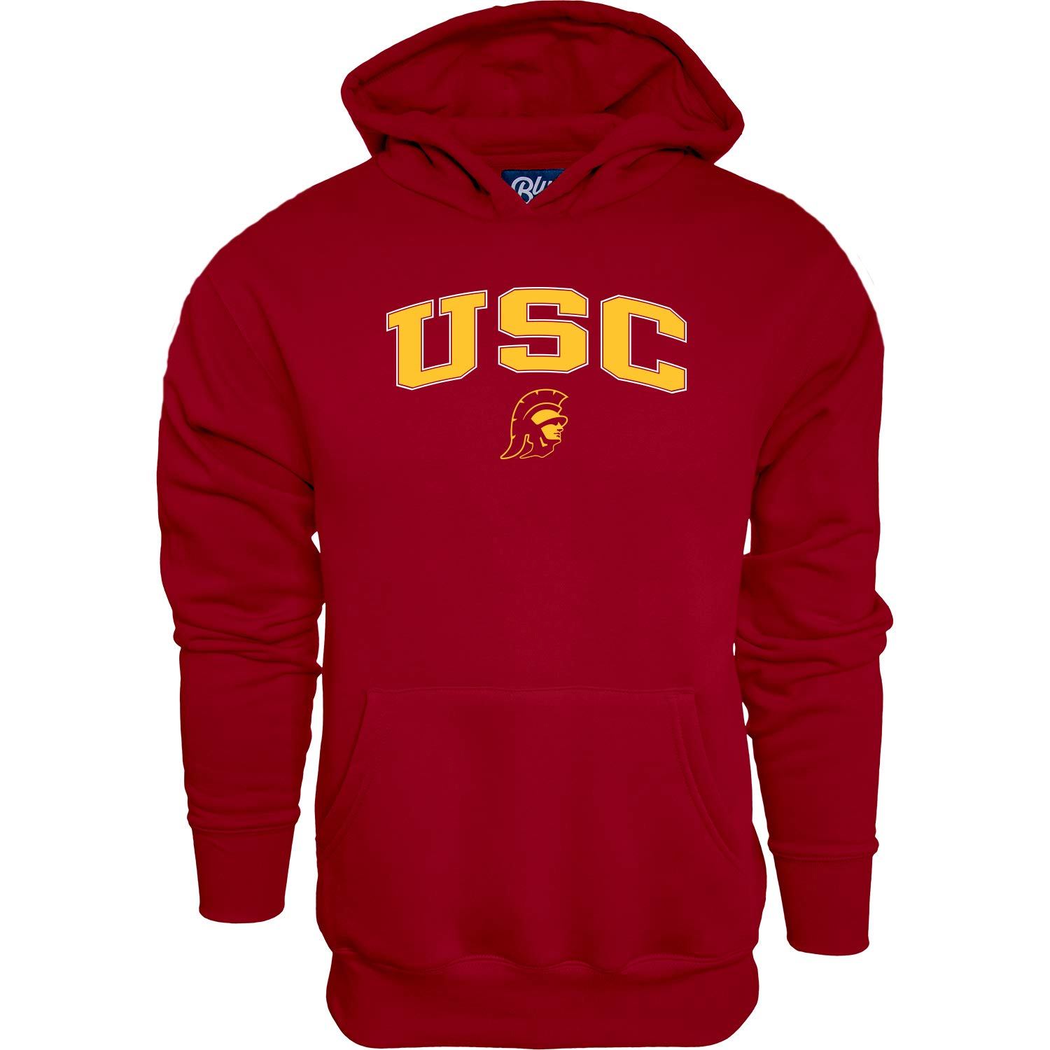 Blue 84 NCAA unisex-adult Hoodie Kids Arch Over Team Color