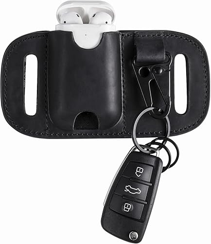 Miniatura 2 de Gentlestache Zippo - Funda para cinturón, funda de piel Zippo, funda para AirPods, bolsa más ligera para cinturón