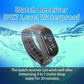 Wireless Restaurant Pager System, 5 Wrist Watch Receivers 1 Transmitter, A Chef Paging Waiter's Calling System Transmitter Servers for Hotel Kitchen Bar Coffee Clinic Hospital