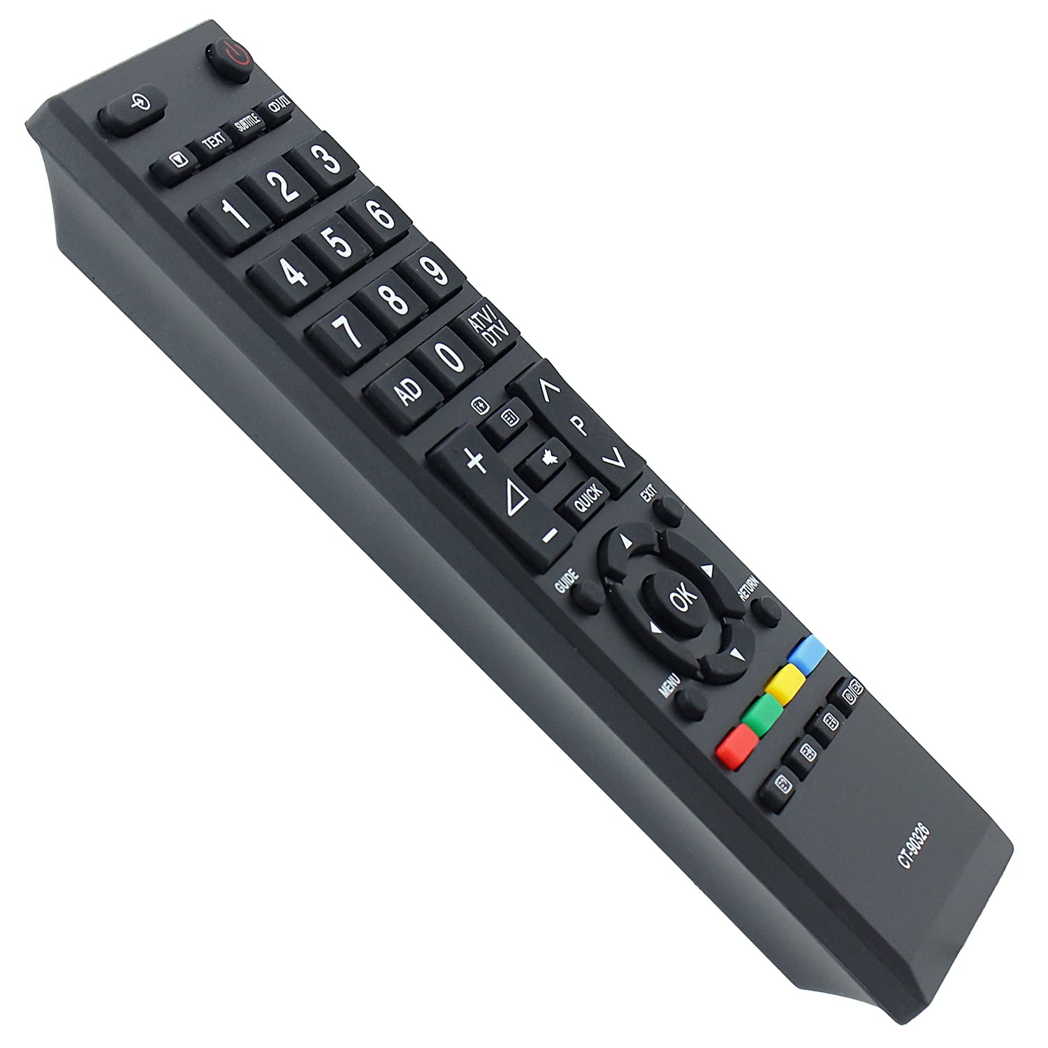 VINABTY Telecomando Universale CT-90326 Per TV Toshiba - Sostituisce Modelli 32LV713B, 40LV713B, 32AV636DB, 19AV616DB E Altri - Senza Programmazione