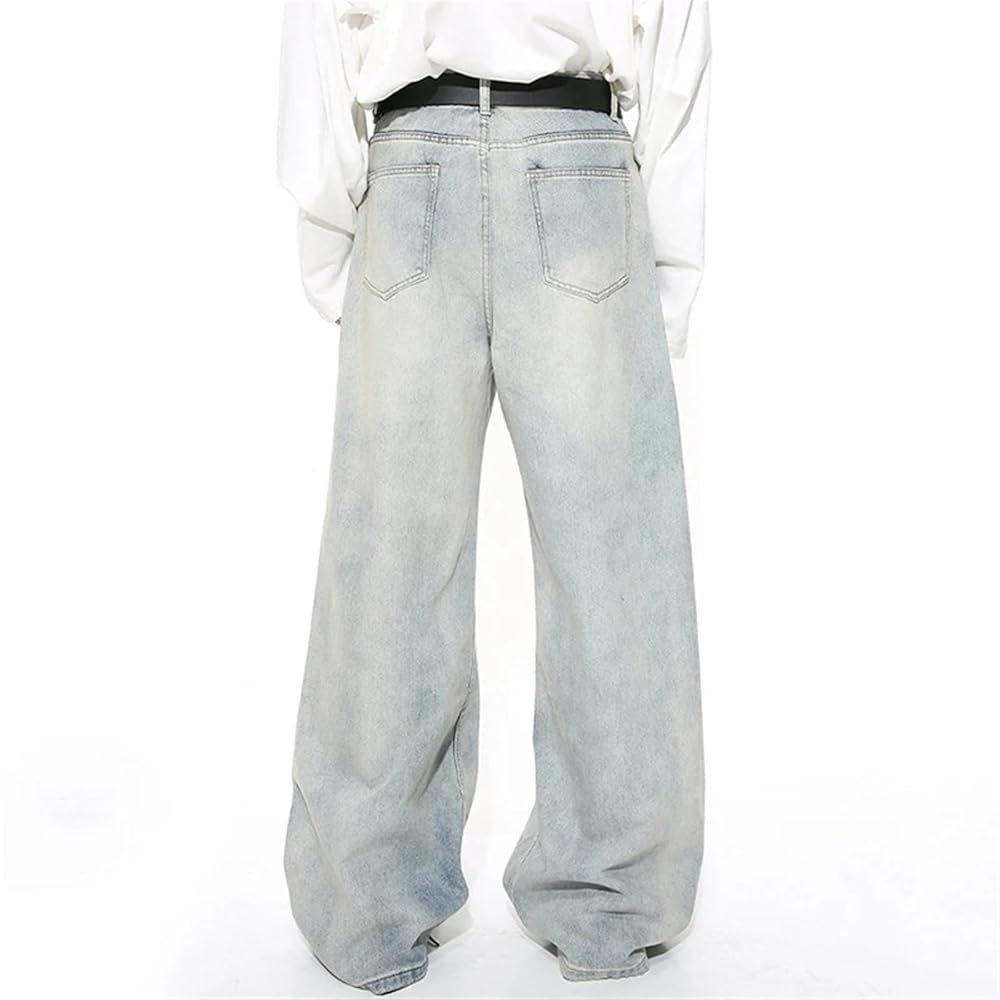 【BAON】Puro Summer Washed Wide Denim Pants Dark Wash Tencel Denim High Rise Wide Leg Pants | Lime Lush