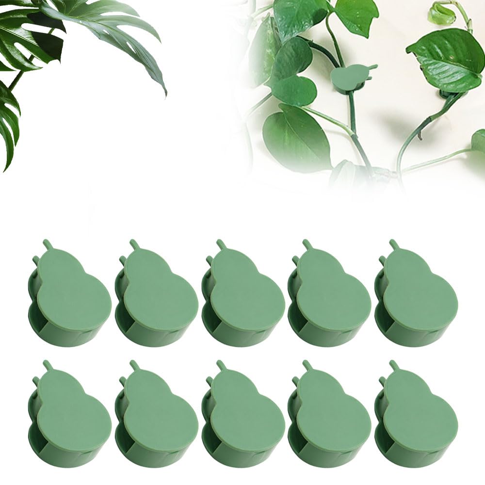 100/150/300 Stück Kletterwandbefestigungs-Clips, Pflanzenstütz-Clips, gesicherte Kunststoff-Pflanzenclips, wiederverwendbare Gartenreben-Befestigungsclips für Kletterpflanzen, Innen- und Außenbereich,