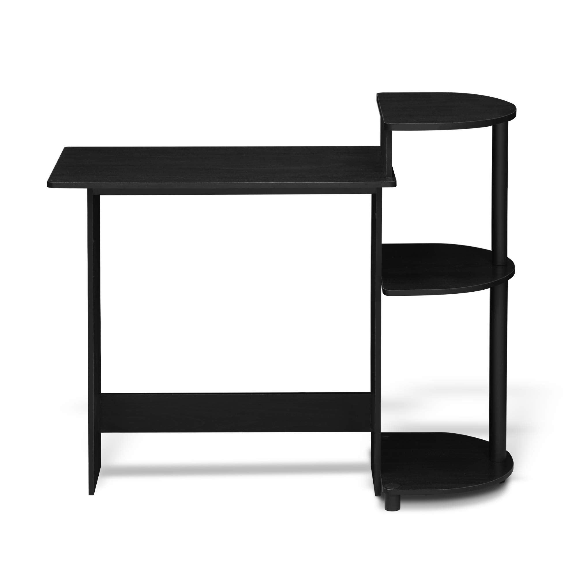 Furinno Compact Scrivania per Computer, Legno, Nero (Americano/Black), 39.62 x 99.06 x 85.34 cm