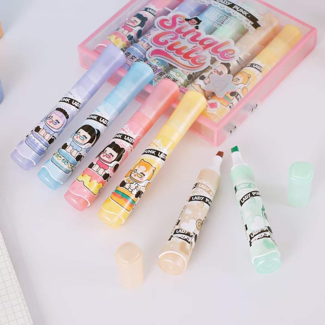 R H LIFESTYLE Pack of 6 Highlighter Marker Pens set for School Students & Office Aesthetic Border Color Pens for Journaling (GLITTER HIGHLIGHTER) (B0DDQBRVLR) Amazon Price History, Amazon Price Tracker