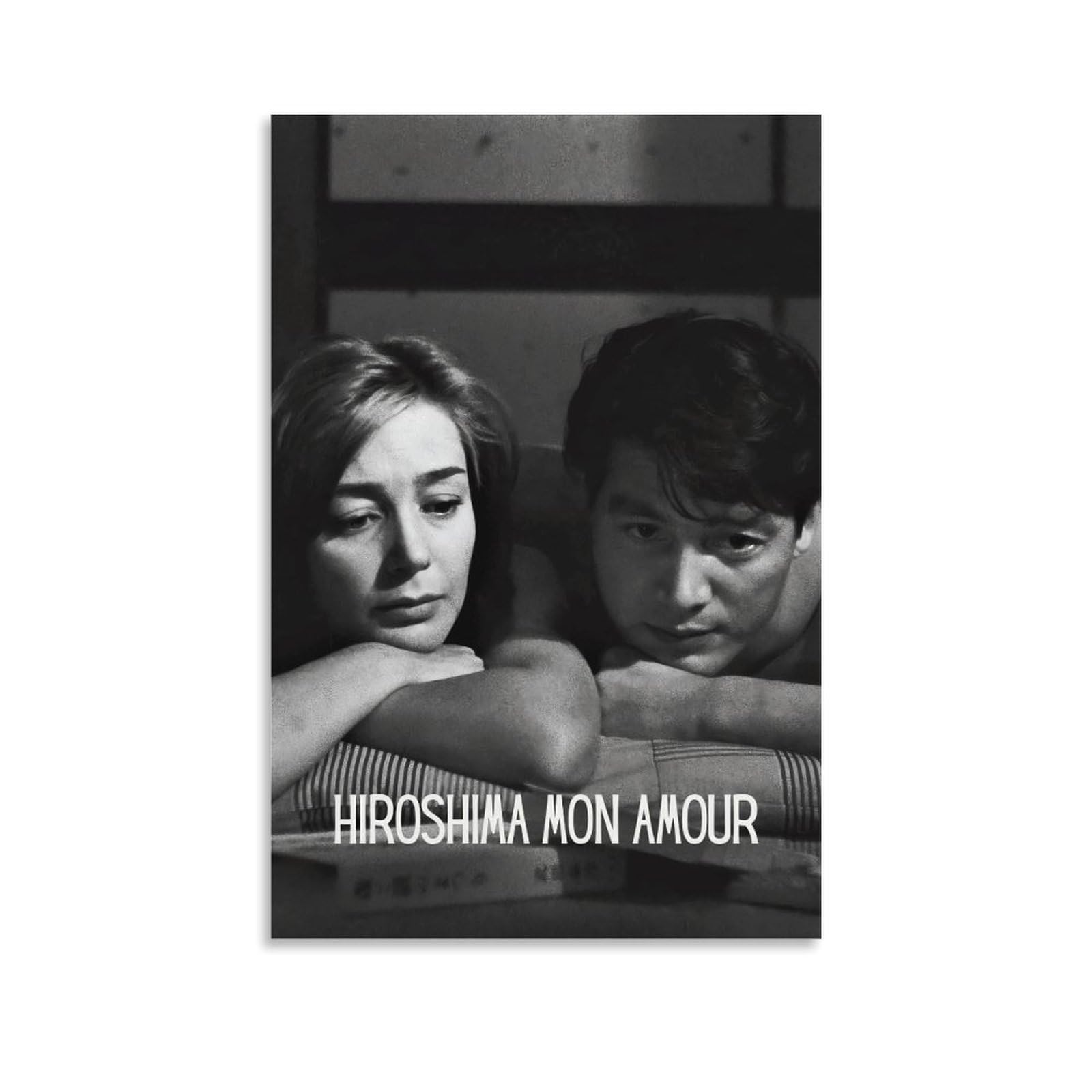 YUYUMEGDE Hiroshima Mon Amour Movie Poster Decorative Painting Canvas Wall Posters And Art Picture Print Modern Family Bedroom Decor Posters 24x36inch(60x90cm)