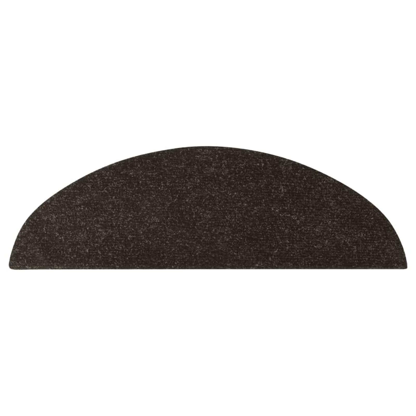 Tidyard Tapis d'escalier Auto-adhésifs 10 pcs Anthracite 56x17x3 cm, Tapis Escalier Tapis de Sécurité pour Sol Protection, Aînés et Animaux