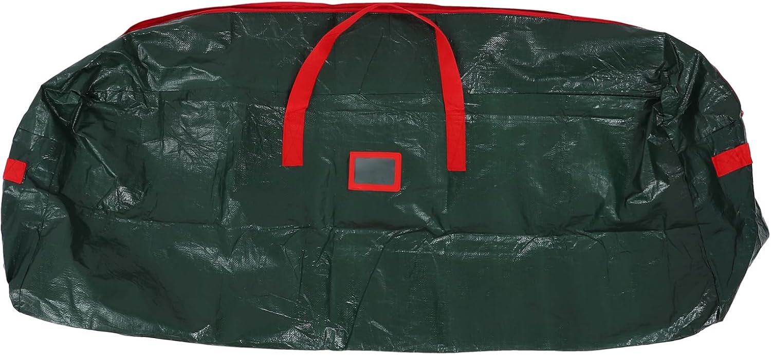 1pc Christmas Tree Storage Bag Christmas Tree Container for Outdoor Furniture Storage Pouch Zipper Closure and
