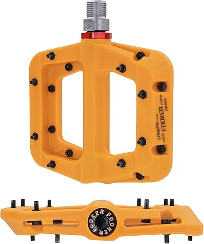 Miniatura 7 de Pedales FOOKER MTB para bicicleta de montaña 3 rodamientos antideslizantes ligeros de fibra de nailon pedales de plataforma de bicicleta para BMX