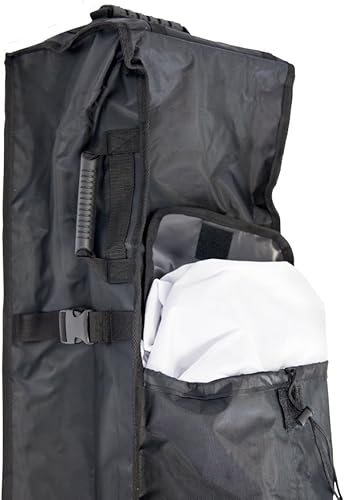 Miniatura 7 de Vispronet - Tienda de campaña de acero para caravana con 2 paredes completas de 3.9 x 7.9in, 1 bolsa de 3.9 x 3.9in y kit de estacas, Negro