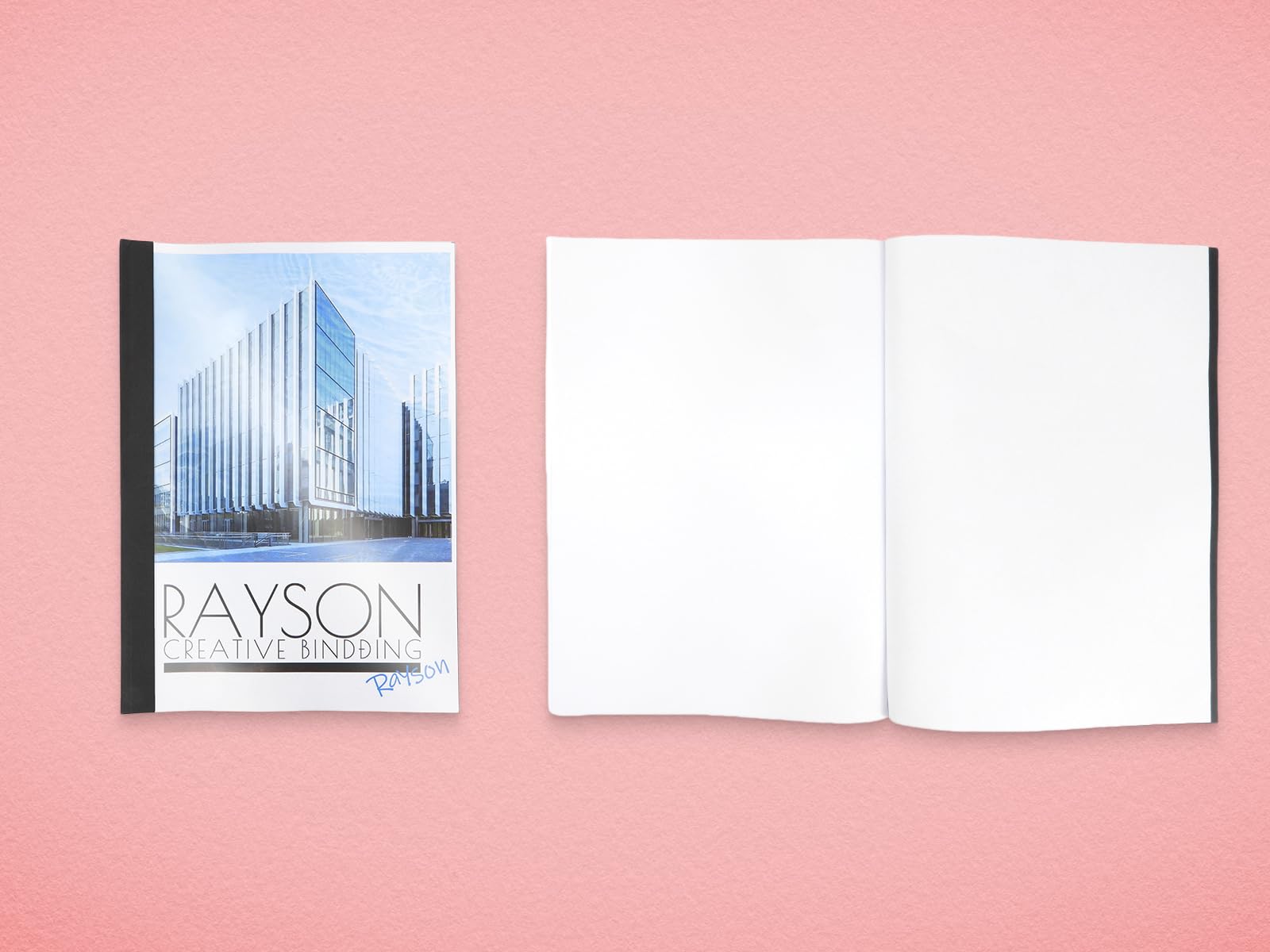 RAYSON Thermorelieuse, Relie 480 Feuilles, 50 mm d’épaisseur, RD-50 | Construction métallique, Avec pochettes de thermoreliure incluses