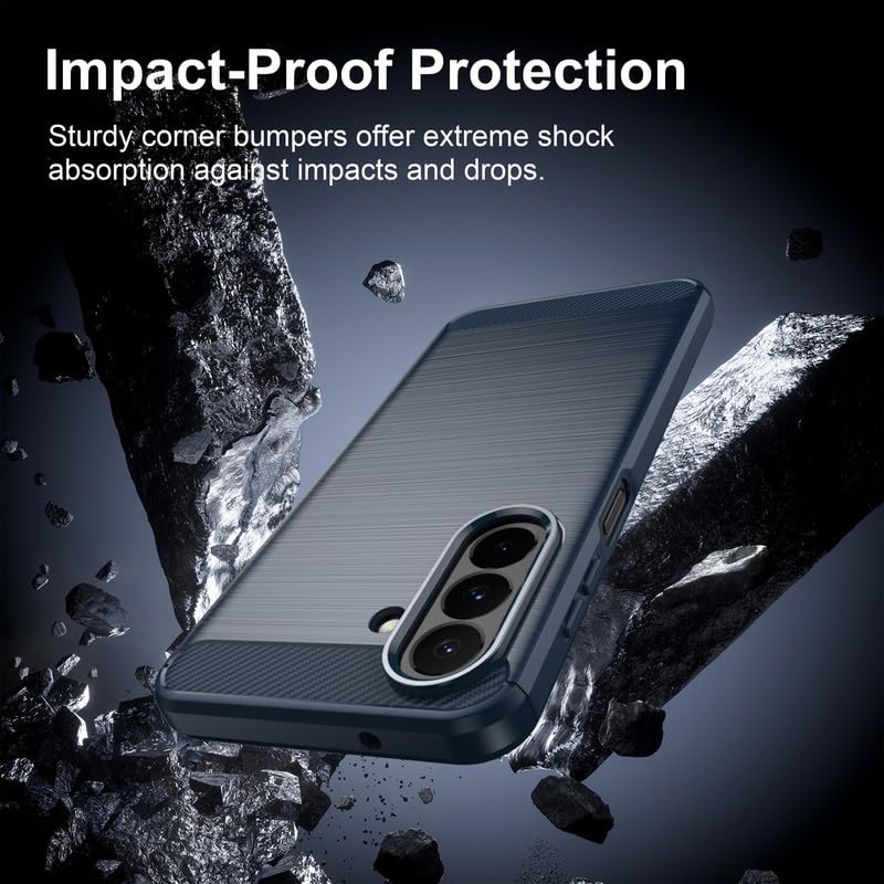 Image of Basic Case for Samsung Galaxy A27 5G (Carbon Fibre Blue)