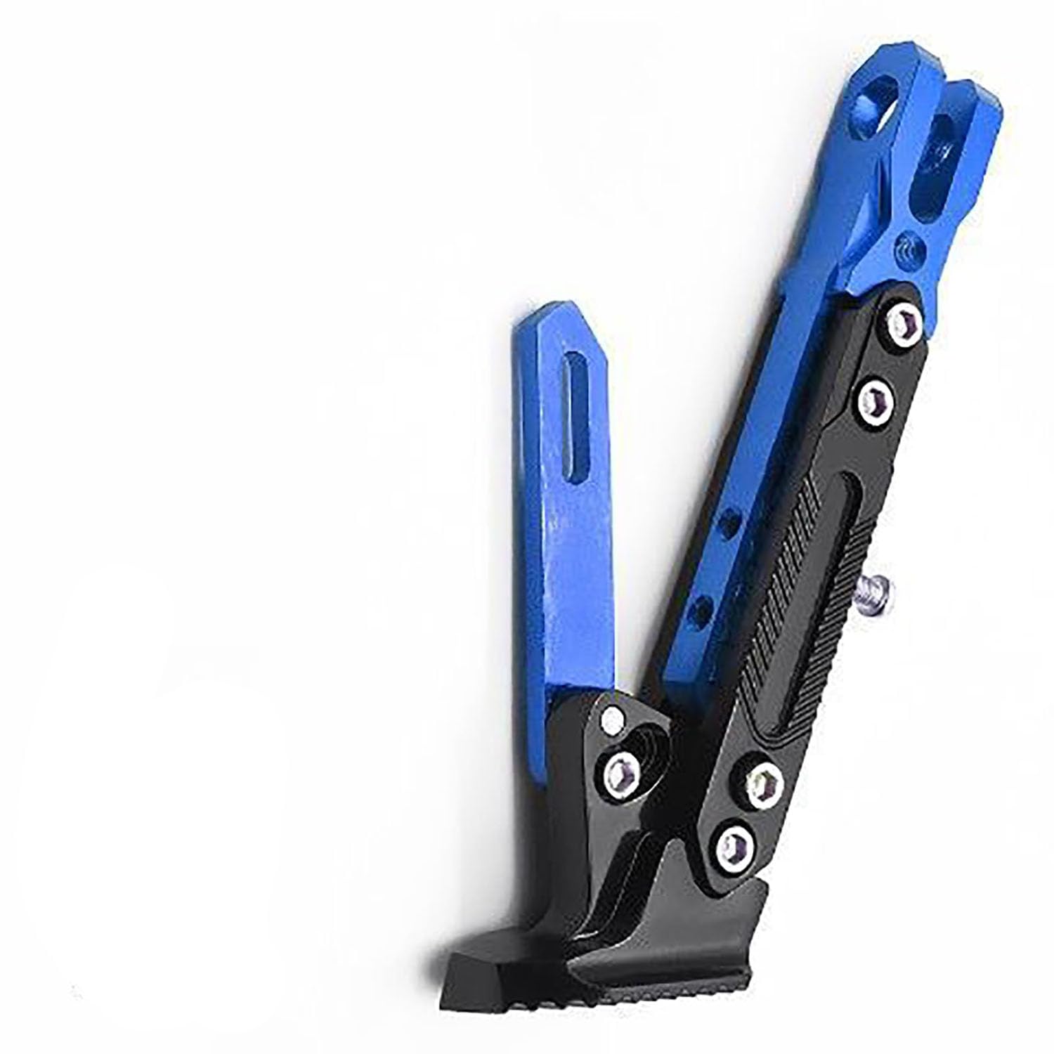 Motorcycle Kickstand for Indian Scout Bobber 2021 2022 2023 2024 2025, Motorcycle Frame Mount with Adjustable Stable and Safe Kickstand for Motorcycles, Blue