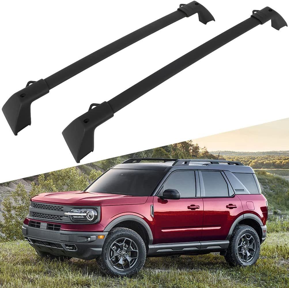 ROADFAR Roof Rack Aluminum Top Rail Carries Luggage Carrier Fit for Ford Bronco Sport 2021-2023 Baggage Rail Crossbars