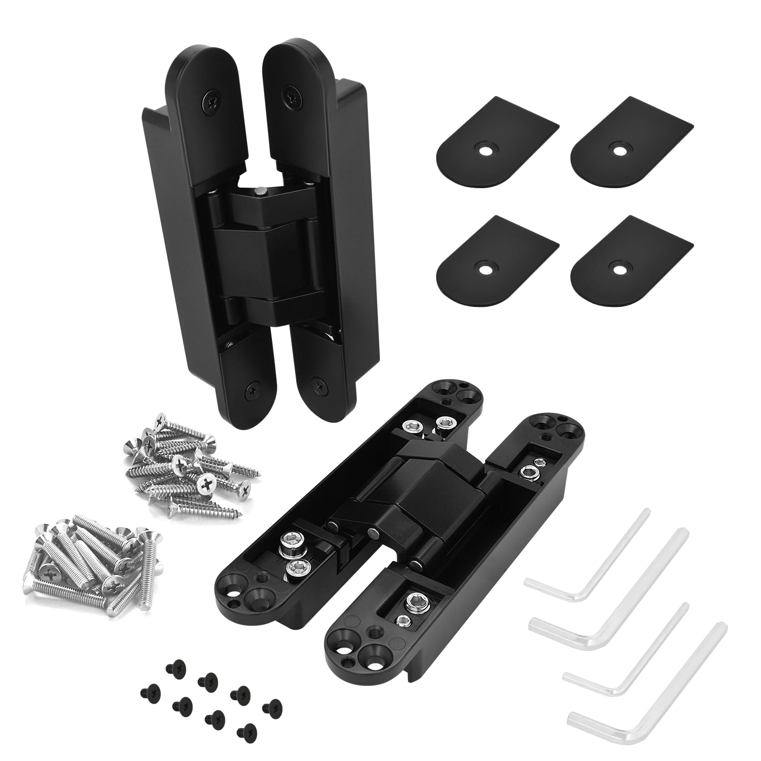 Nuk3y Hidden Invisible Concealed Door Hinges 180 Degree Swing 3