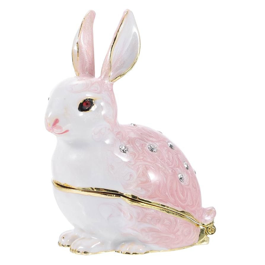 Amazon｜動物ジュエリーボックス ウサギの小物ケース ジュエリー
